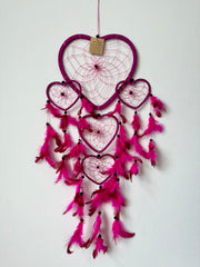 Drømmefanger - Hjerte - Pink