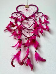 Drømmefanger - Hjerte - Pink