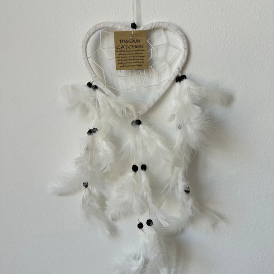Drømmefanger - Lille hjerte - Hvid