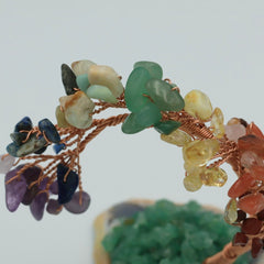 Træ med chakra sten