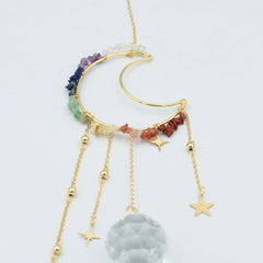 Ophæng med chakra sten og prisme