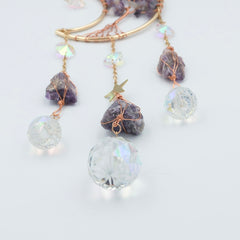 Ophæng med livetstræ i ametyst og prismer