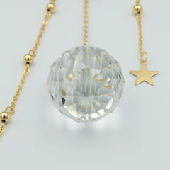 Ophæng med ametyst og prisme