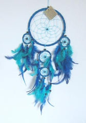 Drømmefanger - 16 cm - Blå med Turkis