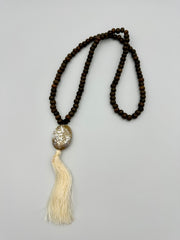 Mala kæde - Agarwood - Agat