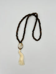 Mala kæde - Agarwood - Agat