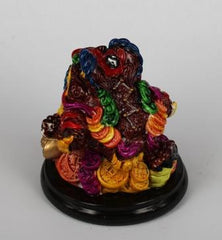 Lykkefrø - Håndmalet med smukke farver - 7cm høj