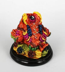 Lykkefrø - Håndmalet med fine detaljer - 7cm høj