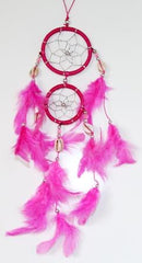 Drømmefanger - Pink med Skaller
