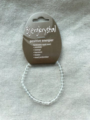Bjergkrystal armbånd - positive energier