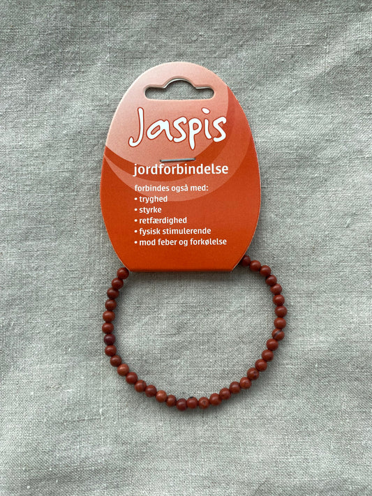 Jaspis armbånd - jordforbindelse