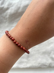 Jaspis armbånd - jordforbindelse