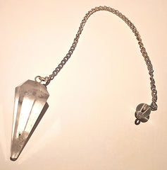 Bjergkrystal Pendul - 6 Facet