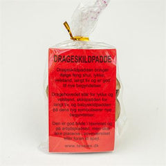 Lille Drageskildpadde: Guldfarvet- 5,5 cm.