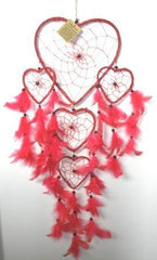 Drømmefanger - Hjerte - Rød