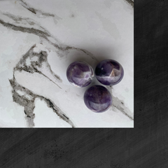 Ametyst Kugle - 2 cm