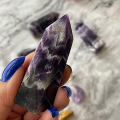 Ametyst Tårn - 6-7 cm