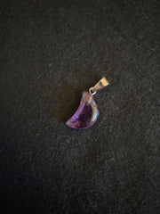 Ametyst vedhæng måne (sølv)