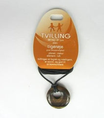 TVILLINGERNE, STJERNETEGNS HALSKÆDE MED TIGERØJE