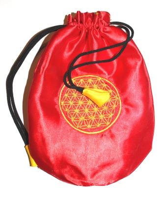 POSE TIL ENGLE OG TAROTKORT- RØD