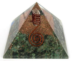 ORGONIT - ORGONITE PYRAMIDE- SMARGAD