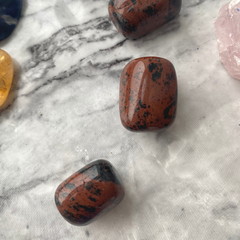 Obsidian mahogni - 2-3 cm