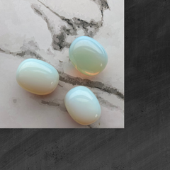 Opal glas (fremstillet) - 2-3 cm