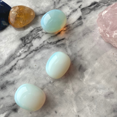 Opal glas (fremstillet) - 2-3 cm