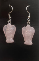 Ørering engel rosakvarts