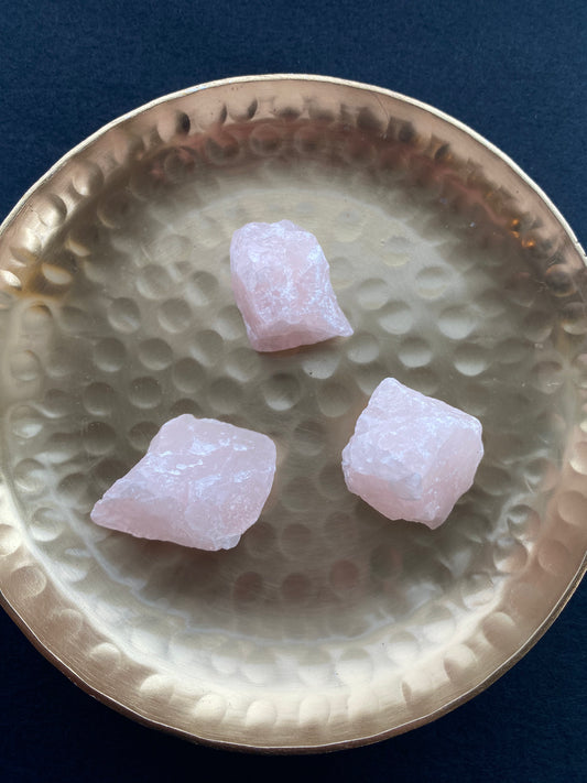 Rosakvarts- Rå