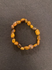 Tigerøje armbånd børnestørrelse