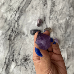 Ametyst (Spids) - 3-4 cm