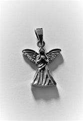 VEDHÆNG AF STERLING SØLV- ENGEL- 2 CM