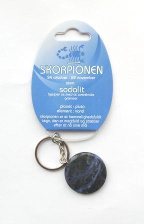 STENSMYKKER - STENNØGLERING, STJERNETEGN SKORPIONEN