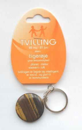STENSMYKKER - STENNØGLERING, STJERNETEGN TVILLING