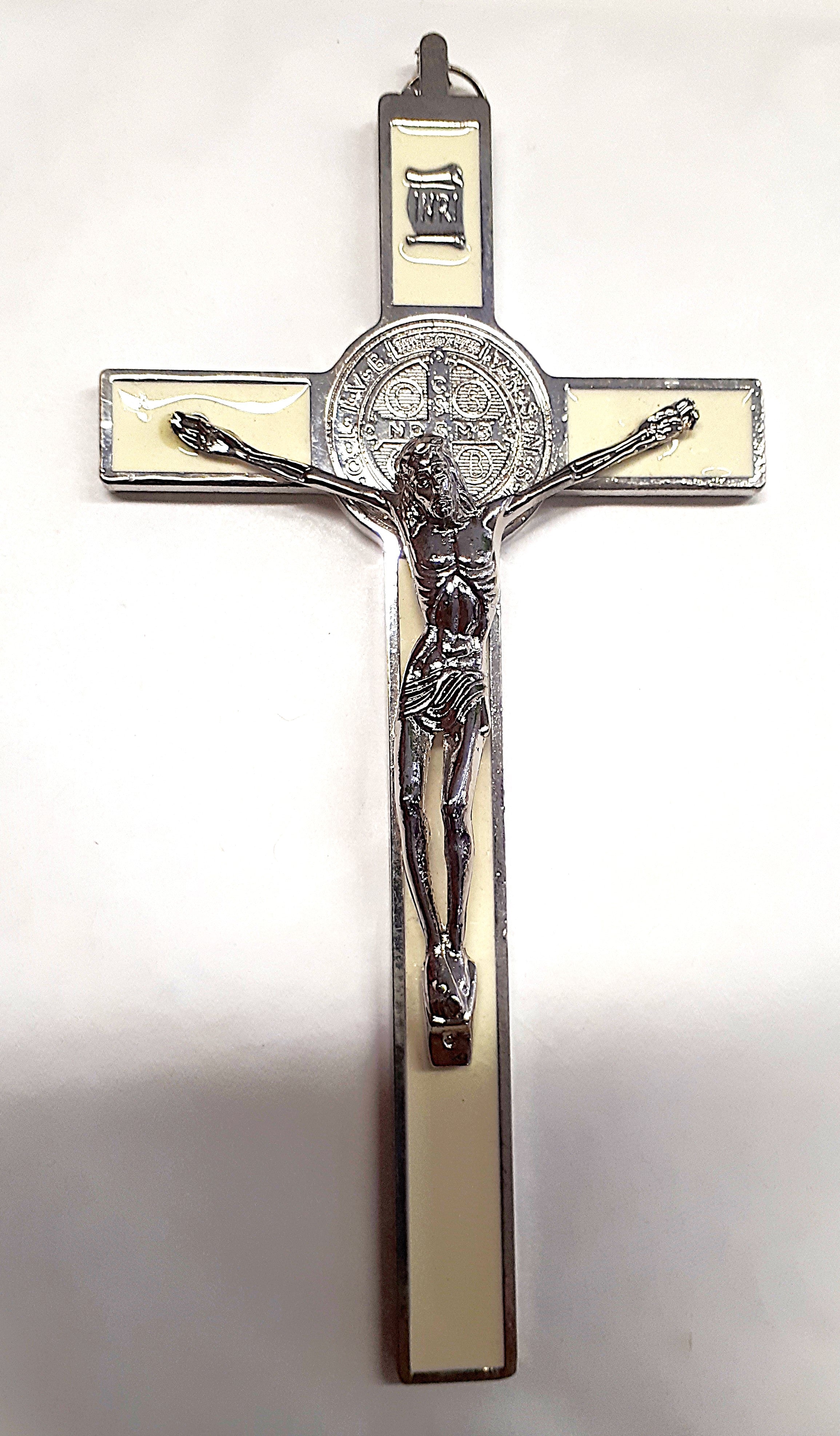 Kors m. Jesus (Hvid)