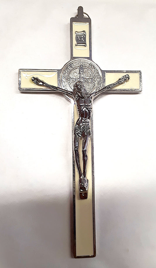 Kors m. Jesus (Hvid)