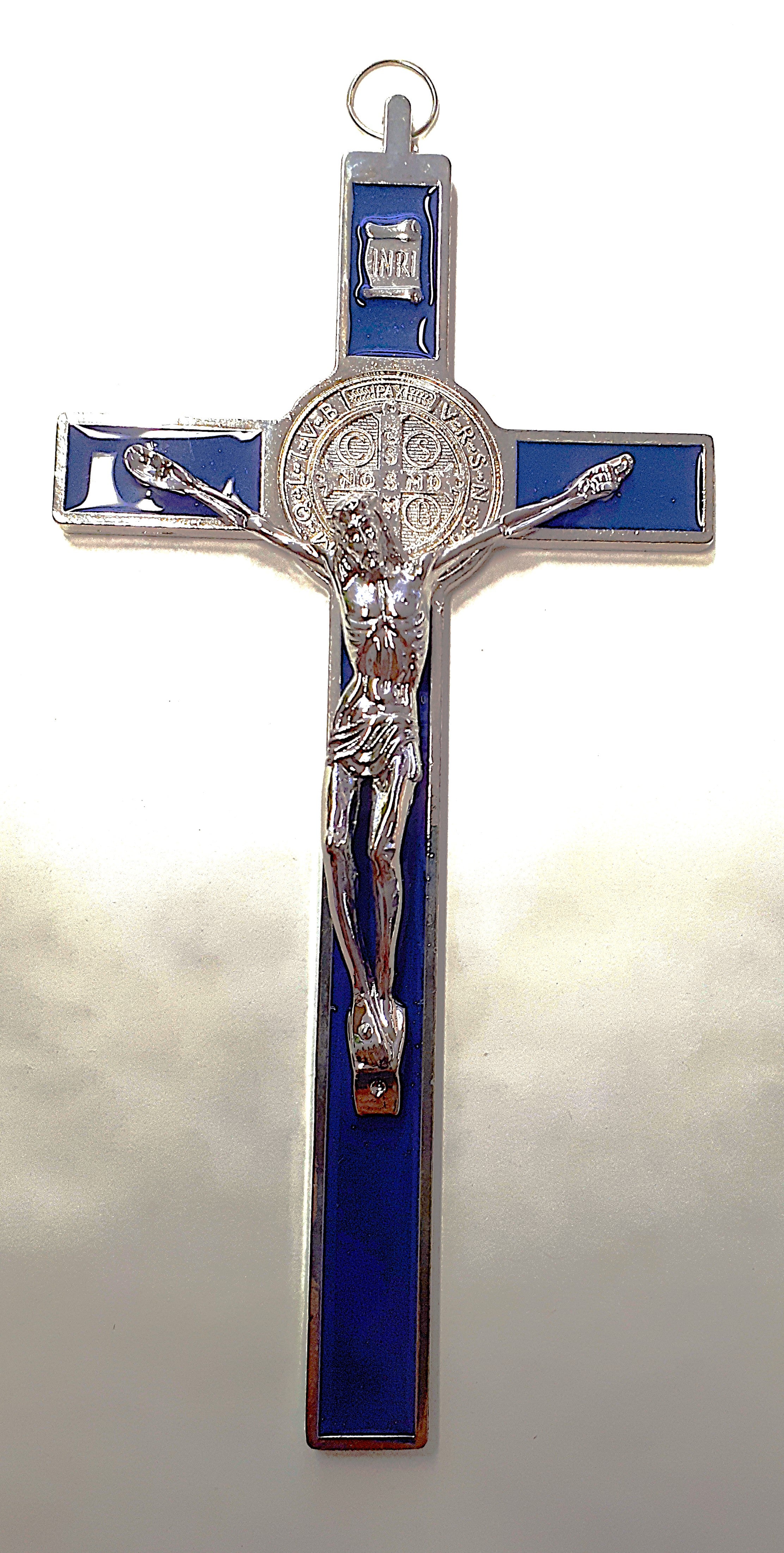 Kors m. Jesus (Blå)