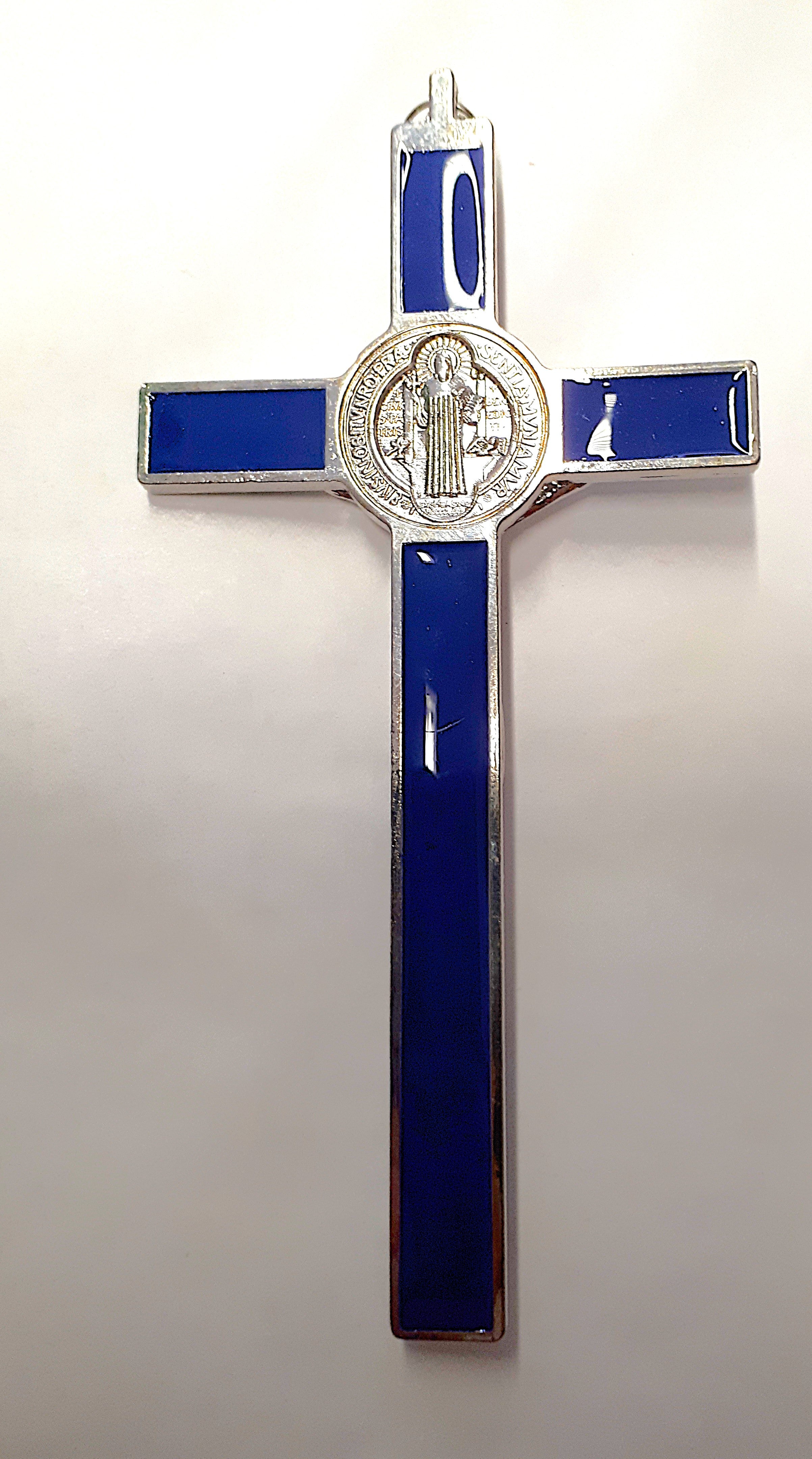 Kors m. Jesus (Blå)