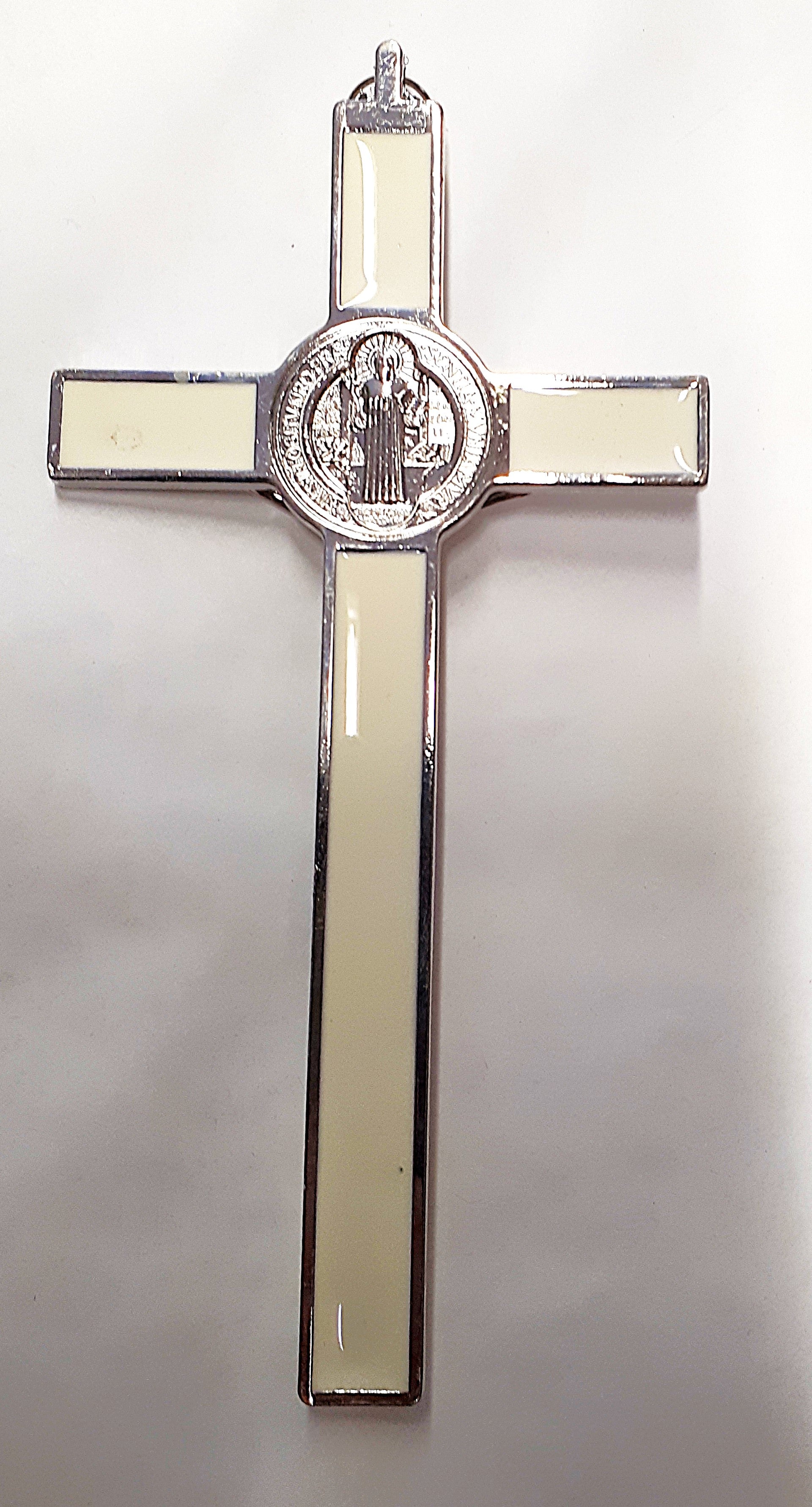 Kors m. Jesus (Hvid)