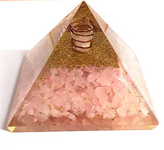 ORGONIT - ORGONITE PYRAMIDE-Rosakvarts