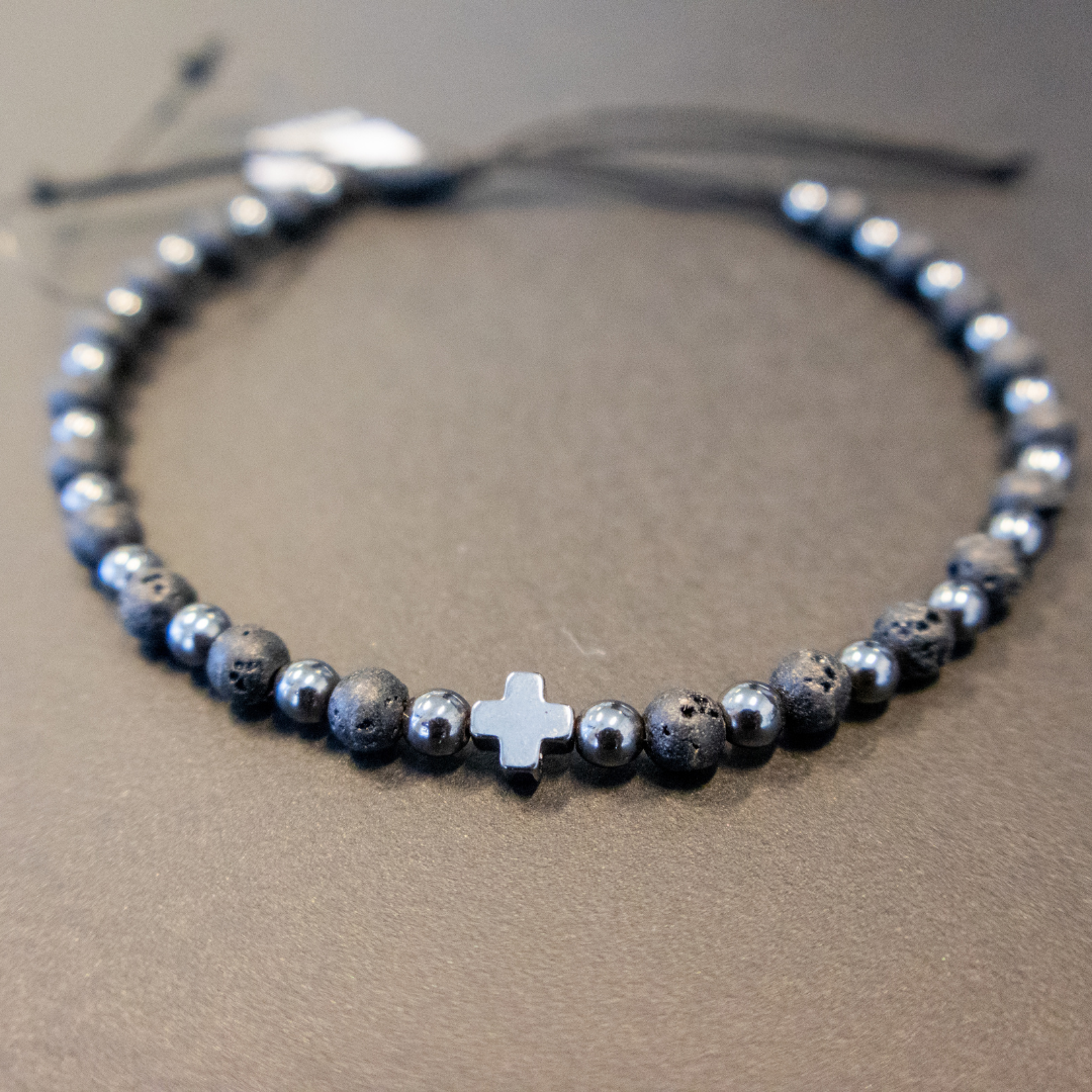 Armbånd - Blodsten/Lava