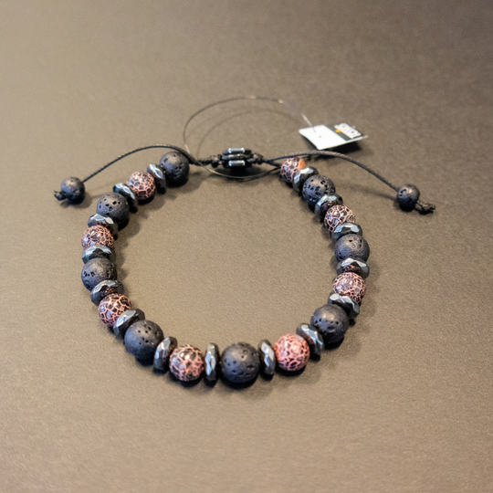 Armbånd - Lavasten/Blodsten