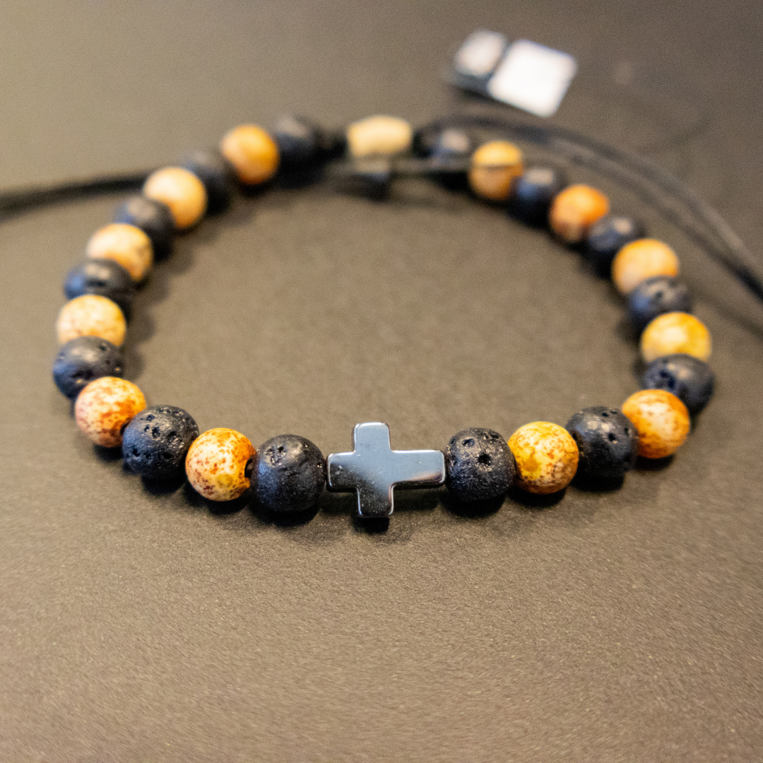 Armbånd - Jaspis/Lavesten