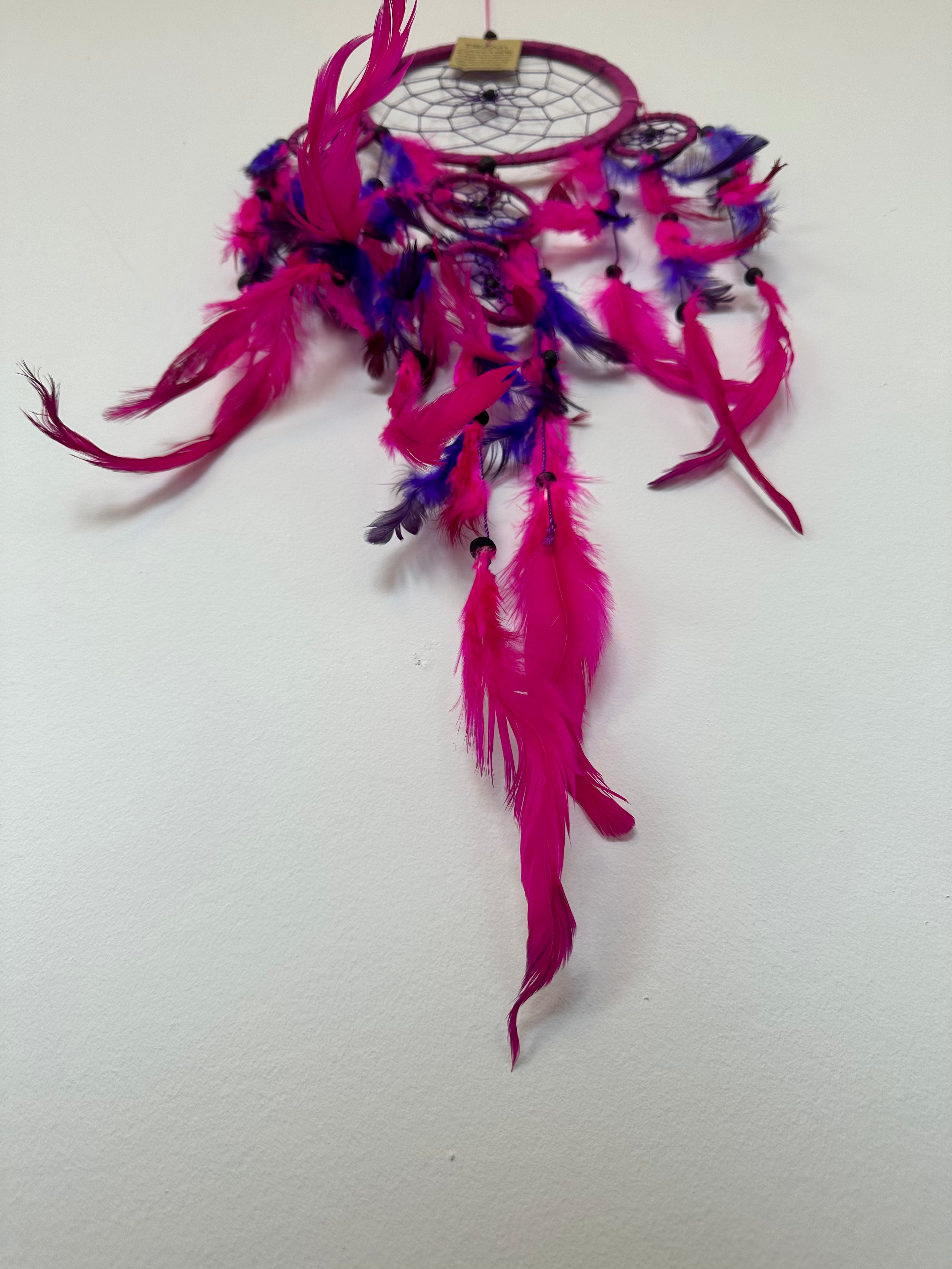 Drømmefanger - 16 cm - pink/lilla
