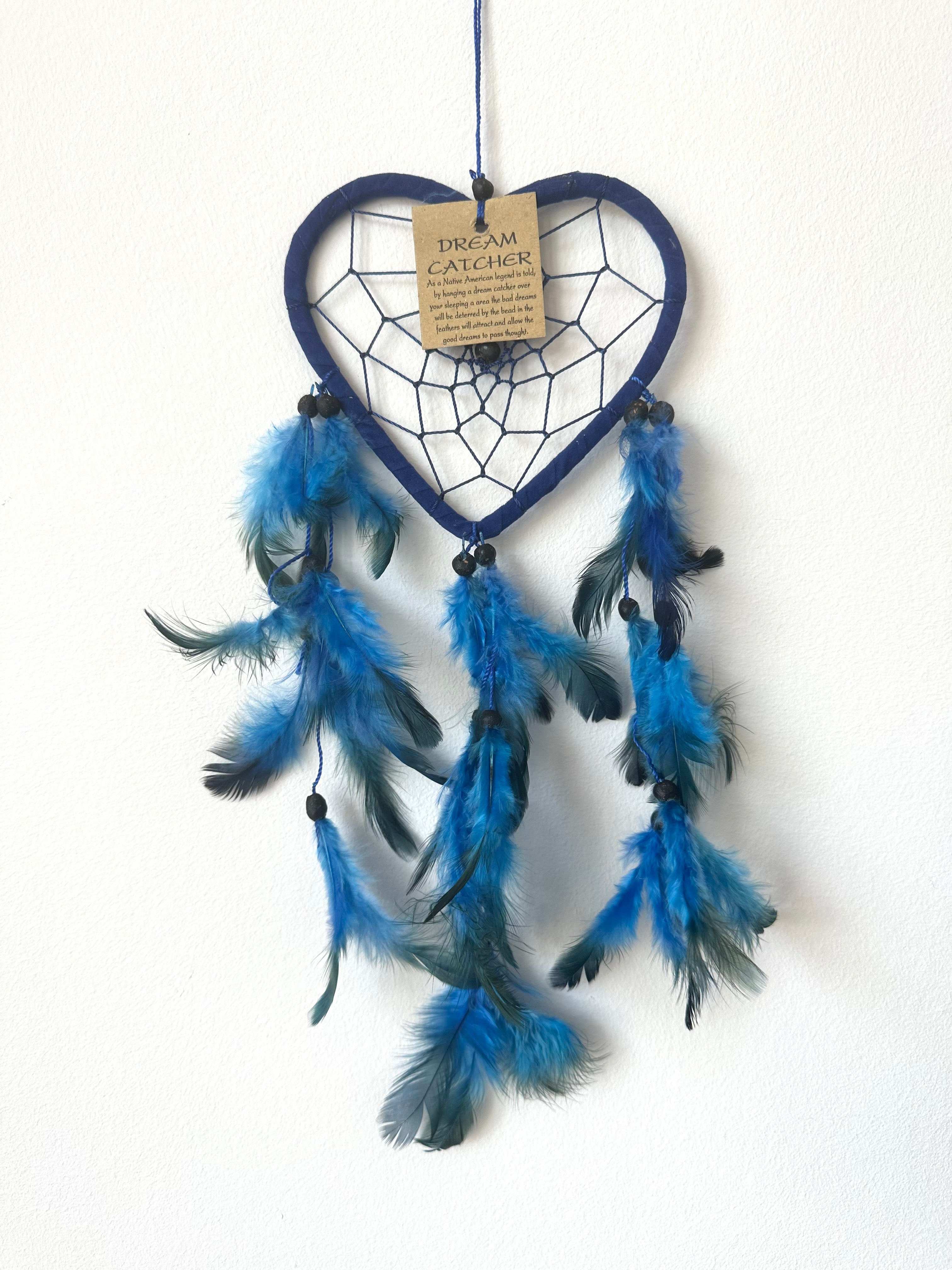 Drømmefanger - Lille hjerte - Blå