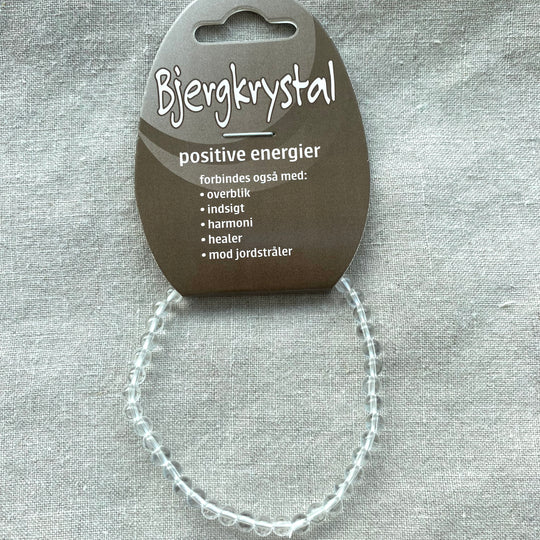 Bjergkrystal armbånd - positive energier