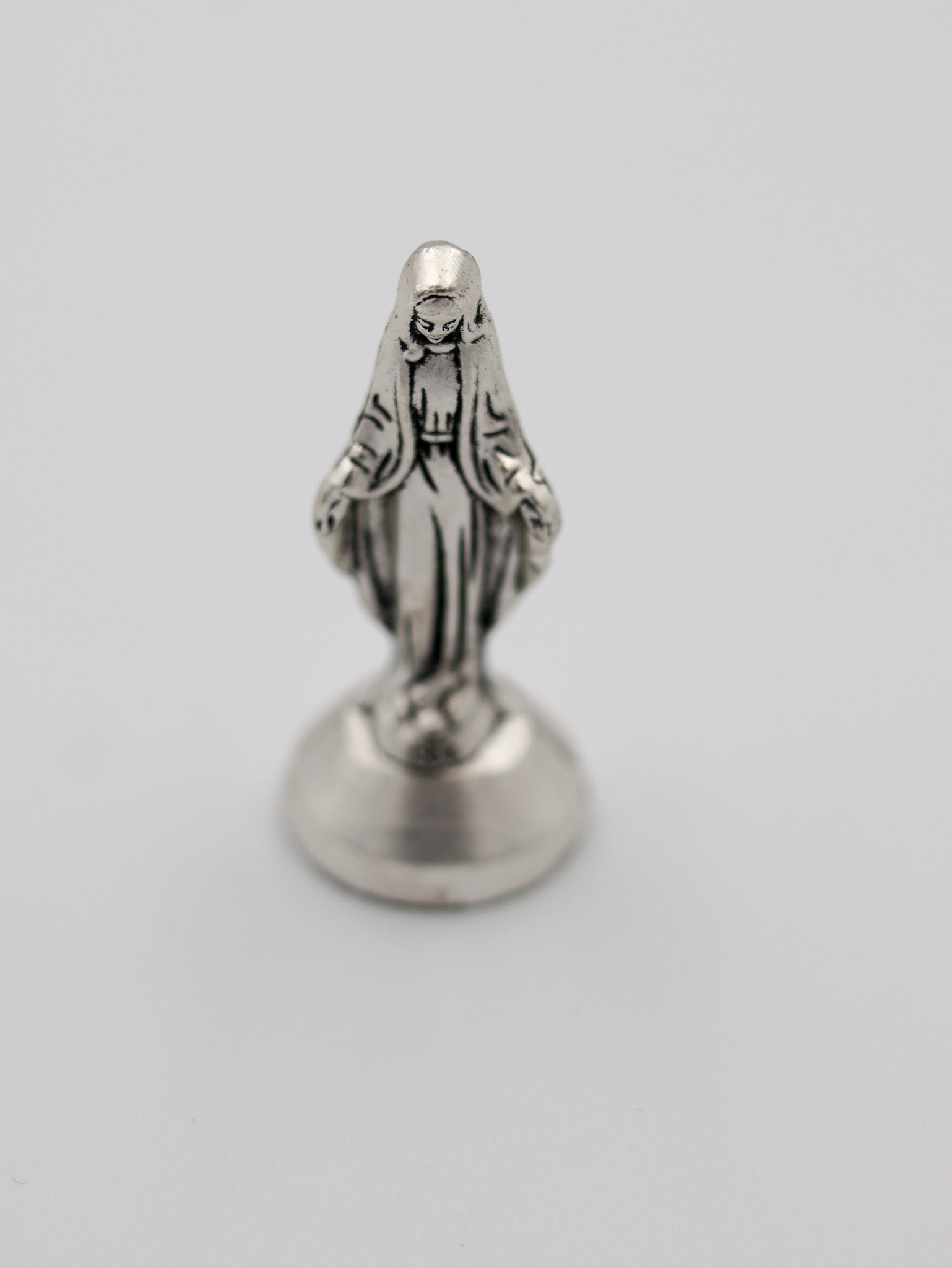 Jomfru Maria metal figur