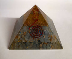 ORGONIT - ORGONITE PYRAMIDE- Angelit