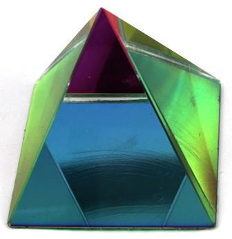 Pyramide af glas
